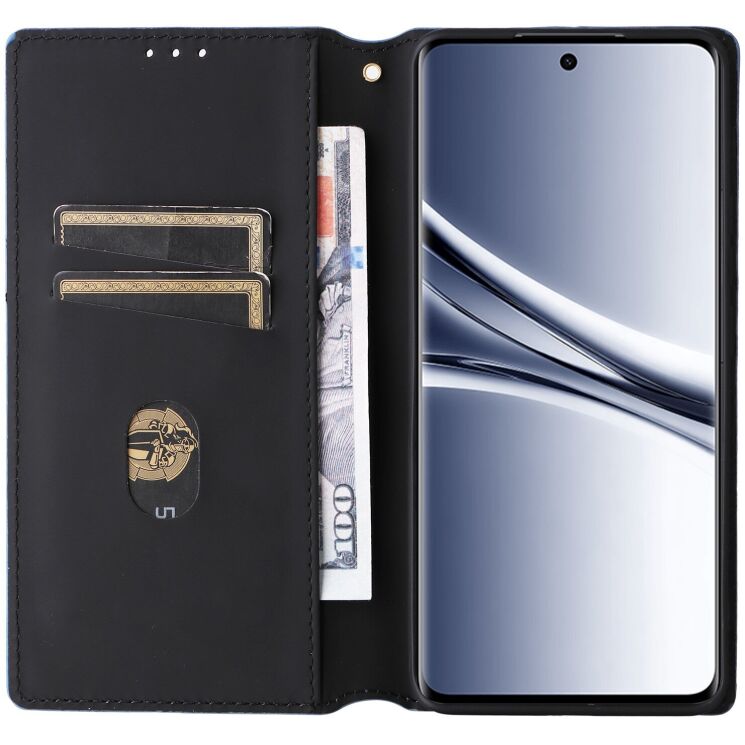 Чехол Deexe Rhombus Book для Xiaomi Redmi Note 15 (4G/5G) / Poco M8 - Silver: фото 2 из 8