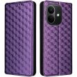 Чохол Deexe Rhombus Book для Xiaomi Redmi Note 17 - Purple (430015V)