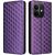 Чехол Deexe Rhombus Book для Xiaomi Redmi Note 17 - Purple: фото 1 из 7