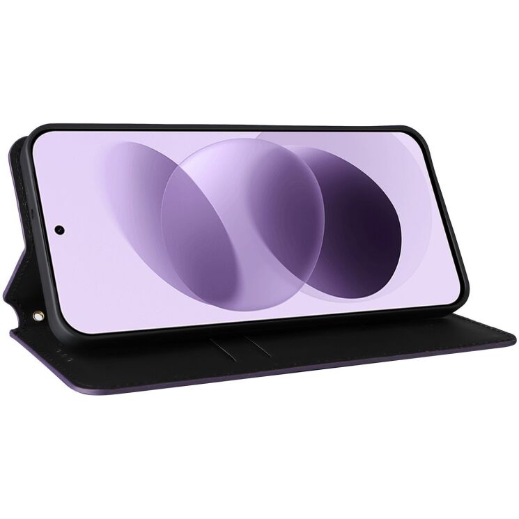 Чохол Deexe Rhombus Book для Xiaomi Redmi Note 17 - Purple (430015V) Чохол Deexe Rhombus Book для Xiaomi Redmi Note 17 - Purple: фото 3 з 7