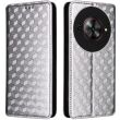 Чехол Deexe Rhombus Book для ZTE Nubia Focus - Silver (361519S)