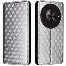 Чехол Deexe Rhombus Book для ZTE Nubia Focus - Silver: фото 1 из 9