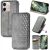 Чехол Deexe Rhombus Wallet для Honor 600 Lite - Grey: фото 1 из 8