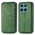 Чохол Deexe Rhombus Wallet для Motorola Moto G17 Power / G15 Power / G15 - Green: фото 1 з 6