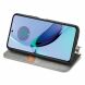 Чехол Deexe Rhombus Wallet для Motorola Moto G84 - Grey (339155H). Фото 3 из 6