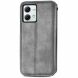 Чехол Deexe Rhombus Wallet для Motorola Moto G84 - Grey (339155H). Фото 5 из 6