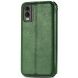 Чехол Deexe Rhombus Wallet для Nokia C32 - Green (327416G). Фото 6 из 7