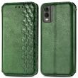 Чехол Deexe Rhombus Wallet для Nokia C32 - Green (327416G)