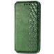 Чехол Deexe Rhombus Wallet для Nokia C32 - Green (327416G). Фото 5 из 7