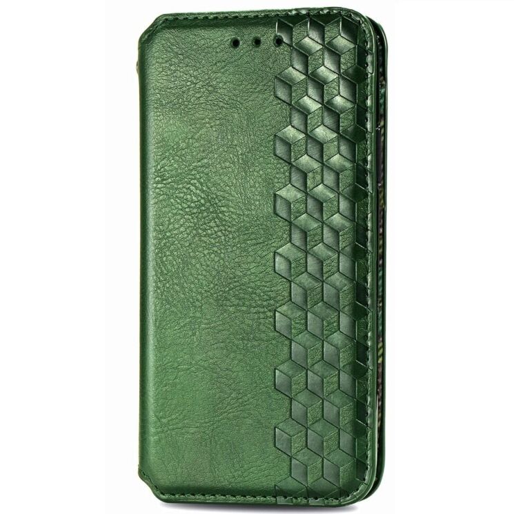 Чехол Deexe Rhombus Wallet для Nokia C32 - Green: фото 5 из 7