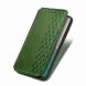 Чехол Deexe Rhombus Wallet для Nokia C32 - Green (327416G). Фото 4 из 7