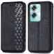 Чехол Deexe Rhombus Wallet для OnePlus Nord N30 SE - Black (355104B). Фото 1 из 6