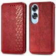 Чехол Deexe Rhombus Wallet для OPPO A60 - Red (357423R)