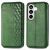 Чехол Deexe Rhombus Wallet для Samsung Galaxy A37 (A376) - Green: фото 1 из 8