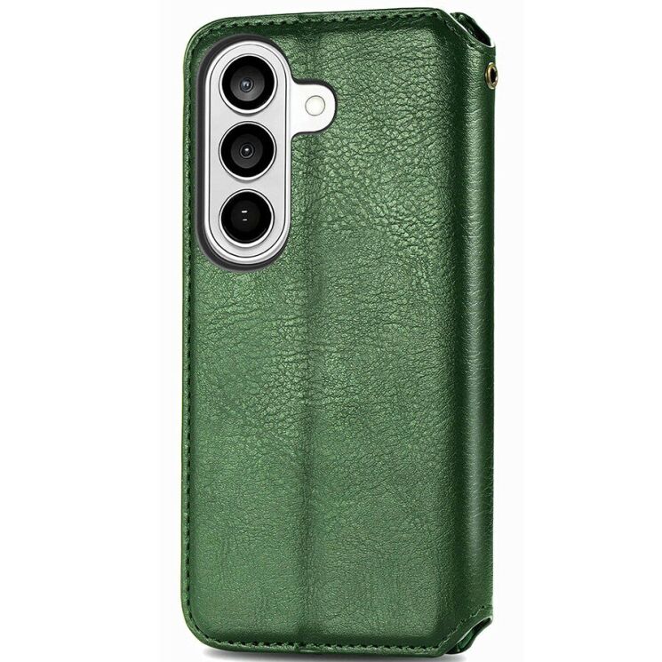 Чехол Deexe Rhombus Wallet для Samsung Galaxy A37 (A376) - Green: фото 5 из 8