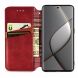 Чохол Deexe Rhombus Wallet для TECNO Spark 20 Pro+ - Red (351217R). Фото 2 з 6