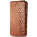 Чехол Deexe Rhombus Wallet для Xiaomi 14T - Brown (365702Z). Фото 4 из 6