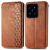 Чехол Deexe Rhombus Wallet для Xiaomi 14T - Brown: фото 1 из 6