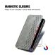 Чехол Deexe Rhombus Wallet для Xiaomi Redmi Note 14 Pro 5G - Green (373162G). Фото 6 из 10