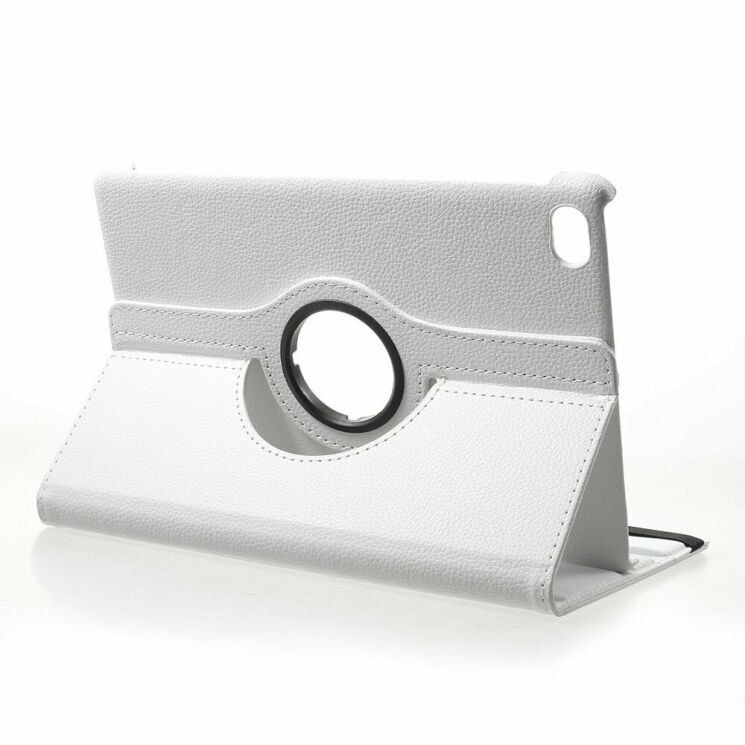 Чохол Deexe Rotation для Huawei MediaPad M5 Lite 10 - White: фото 2 з 6