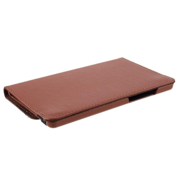 Чохол Deexe Rotation для Lenovo Tab M8 HD (TB-8505) / M8 FHD (TB-8705) / M8 Gen 3 (TB-8506) - Brown: фото 3 з 10
