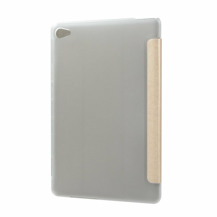 Чехол Deexe Silk Texture для Huawei MediaPad M5 Lite 10 - Gold: фото 2 из 2