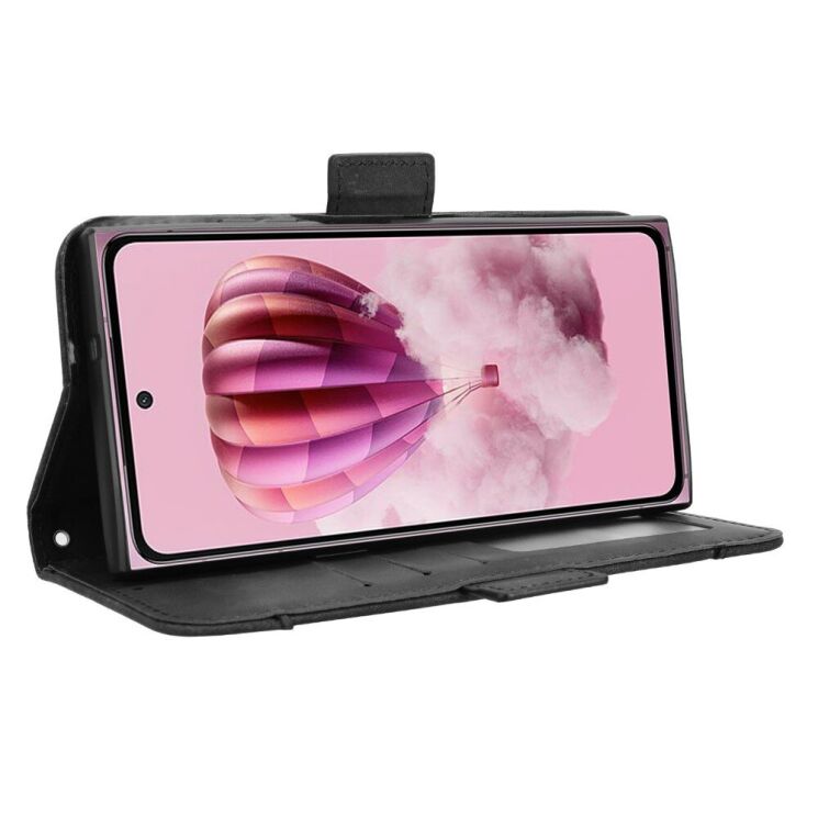 Чехол Deexe Wallet Stand для HMD Skyline - Black: фото 4 из 8