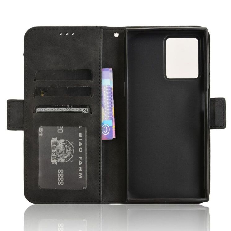 Чехол Deexe Wallet Stand для HMD Skyline - Black: фото 5 из 8