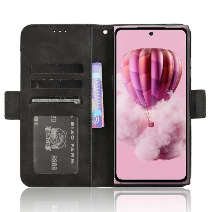 Чехол Deexe Wallet Stand для HMD Skyline - Black: фото 3 из 8