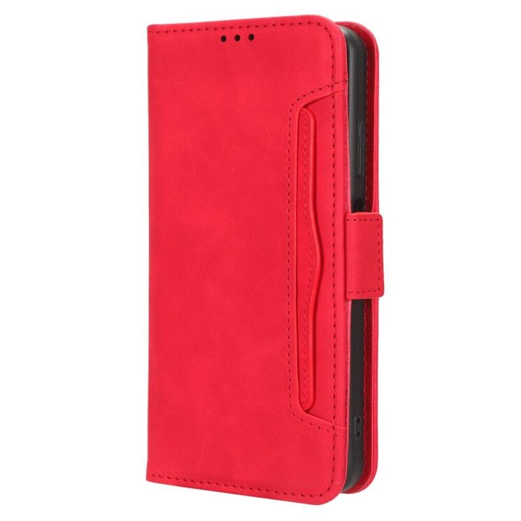 Чехол Deexe Wallet Stand для Infinix Hot 40i - Red: фото 6 из 7