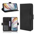 Чехол Deexe Wallet Stand для Motorola Moto G60 - Black (286207B)