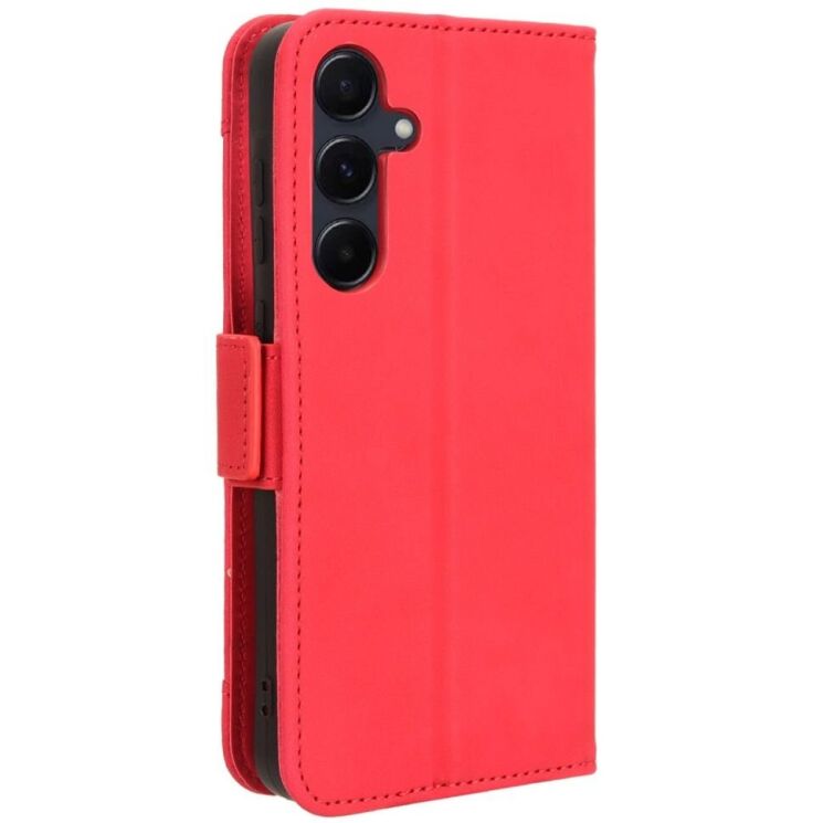 Чехол Deexe Wallet Stand для Samsung Galaxy A55 (A556) - Red: фото 7 из 7