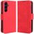 Чехол Deexe Wallet Stand для Samsung Galaxy A55 (A556) - Red: фото 1 из 7