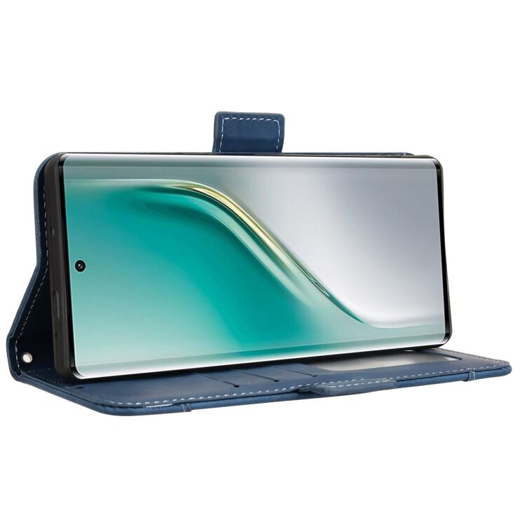 Чехол Deexe Wallet Stand для TECNO Camon 40 (CM5) - Blue: фото 3 из 7