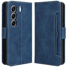 Чехол Deexe Wallet Stand для TECNO Camon 40 (CM5) - Blue: фото 1 из 7