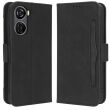 Чехол Deexe Wallet Stand для ZTE Blade V40 Design - Black (305620B)