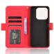 Чехол Deexe Wallet Stand для ZTE Nubia V60 Design - Red (365001R). Фото 4 из 8