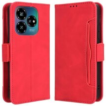 Чехол Deexe Wallet Stand для ZTE Nubia V60 Design - Red: фото 1 из 8