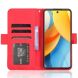 Чехол Deexe Wallet Stand для ZTE Nubia V60 Design - Red (365001R). Фото 2 из 8