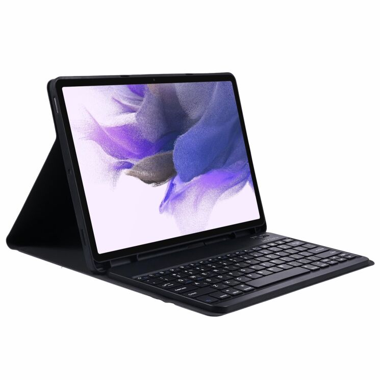Чехол-клавиатура UniCase Keyboard Cover для Samsung Galaxy Tab S7 FE (T730/T736) - Black: фото 5 из 9