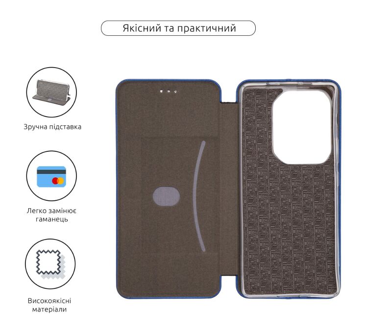 Чехол-книжка ArmorStandart G-Case для Infinix Note 50 Pro - Dark Blue: фото 3 из 3