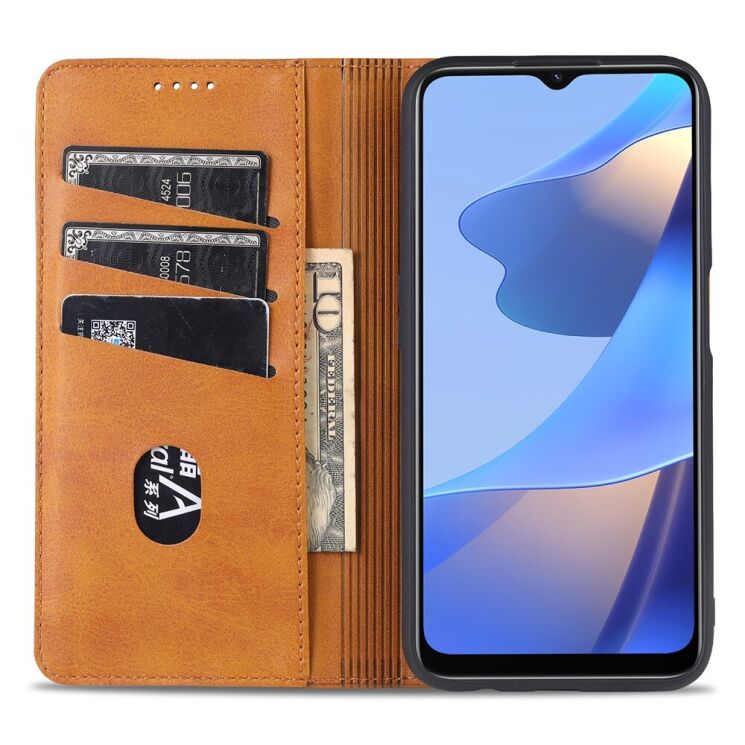 Чехол-книжка AZNS Classic Series для Oppo A16 / Oppo A54s - Black: фото 6 из 8