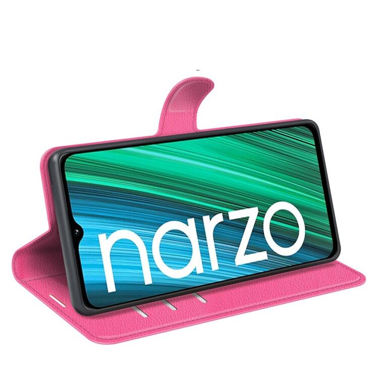 Чехол-книжка Deexe Book Type для Realme Narzo 50A - Rose: фото 5 из 9