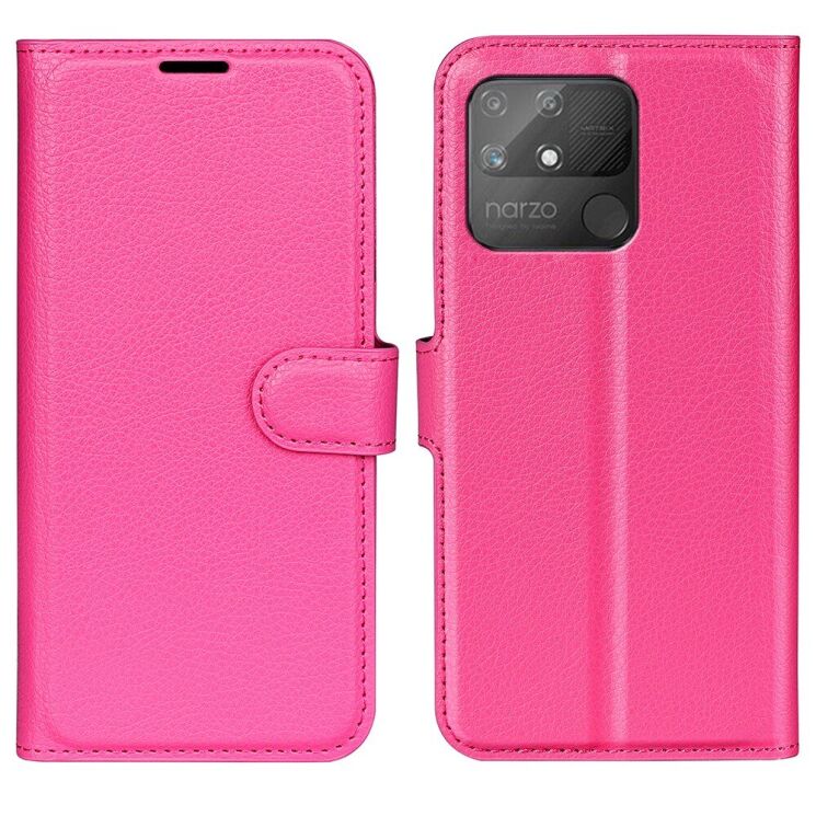 Чехол-книжка Deexe Book Type для Realme Narzo 50A - Rose: фото 1 из 9