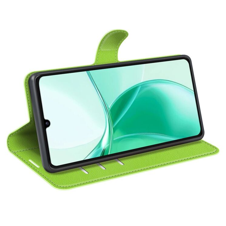 Чехол-книжка Deexe Book Type для ZTE Blade A35 - Green: фото 3 из 9
