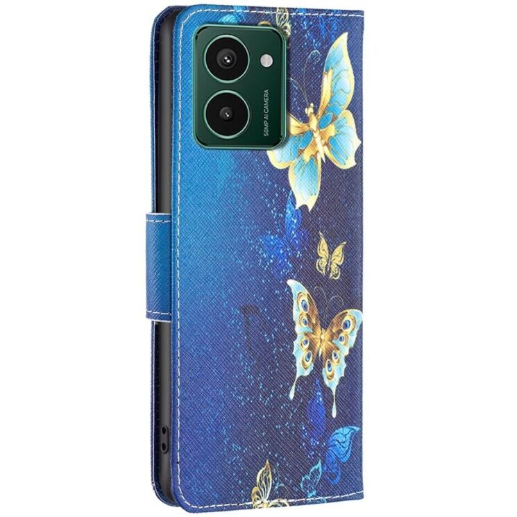 Чехол-книжка Deexe Color Wallet для HMD Pulse Pro - Golden Butterflies: фото 4 из 8
