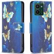 Чехол-книжка Deexe Color Wallet для HMD Pulse Pro - Golden Butterflies (354510F)
