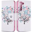 Чехол-книжка Deexe Color Wallet для Samsung Galaxy S22 (S901) - Flower Tree (296354G)