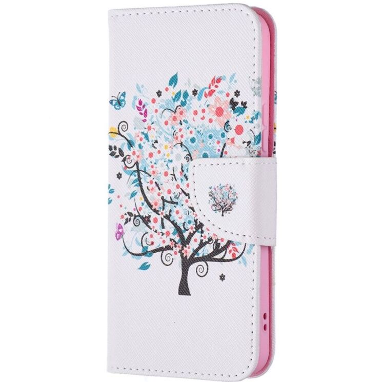 Чехол-книжка Deexe Color Wallet для Samsung Galaxy S22 (S901) - Flower Tree: фото 2 из 8