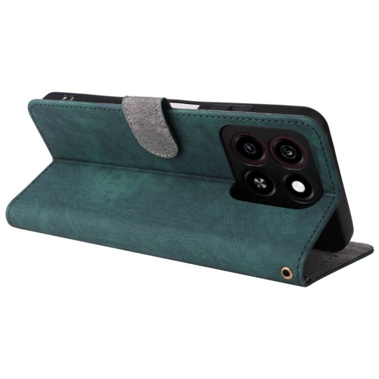 Чехол-книжка Deexe Delta Book для ZTE Blade A35 / Blade A55 - Green: фото 4 из 7